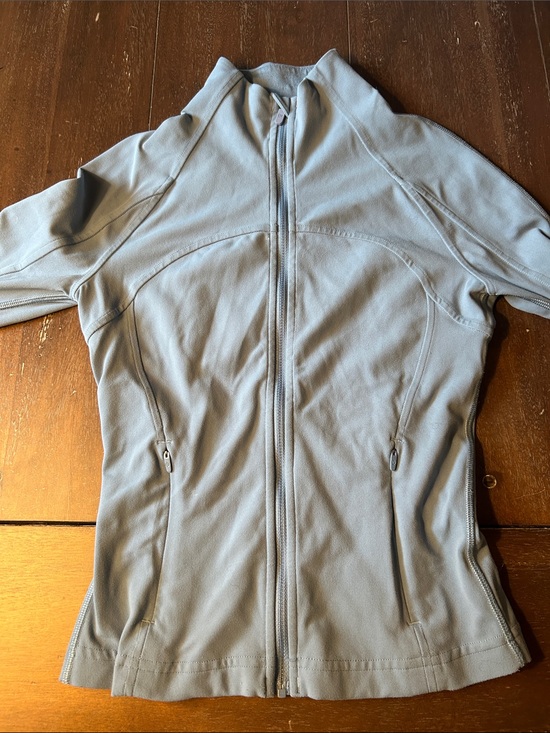 lululemon athletica Tops - lululemon athletica Light Blue Long Sleeve Full-Zip Jacket